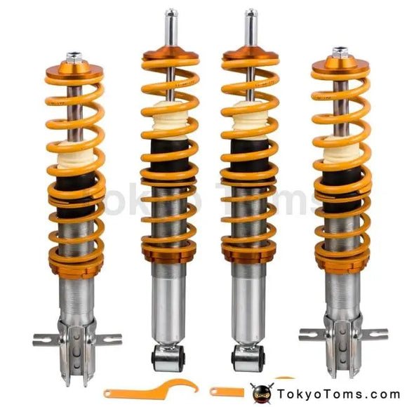 for VW Rabbit Golf MK1 Height Adjustable Coilover Suspension Lowering Kit New