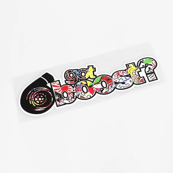 got boost? Stickers Bomb Turbo Decal Sticker - Tokyo Tom's