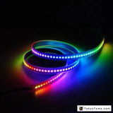 Waterproof Individually Addressable LED Strips - DC5V 1m/2m/3m/4m/5m WS2812B 30/60 Leds/m Smart Led Strip Black PCB WS2812 IC