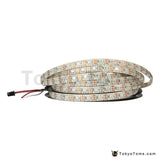 Waterproof Individually Addressable LED Strips - DC5V 1m/2m/3m/4m/5m WS2812B 30/60 Leds/m Smart Led Strip Black PCB WS2812 IC