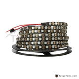 Waterproof Individually Addressable LED Strips - DC5V 1m/2m/3m/4m/5m WS2812B 30/60 Leds/m Smart Led Strip Black PCB WS2812 IC