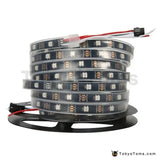 Waterproof Individually Addressable LED Strips - DC5V 1m/2m/3m/4m/5m WS2812B 30/60 Leds/m Smart Led Strip Black PCB WS2812 IC