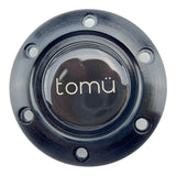 Tomu Ebisu Black Spoke with Black Suede Leather Steering Wheel