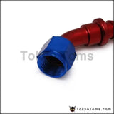 10pcs /set 45 Degree High Performance -AN6 Hose End Fitting Aluminum Oil cooler hose fitting AN6-45B