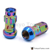 R40 Style Neo Chrome Racing Composite 44mm M12x1.5/1.25 Wheel Rims Lug Nuts 20pcs/set Car Accessories - Tokyo Tom's