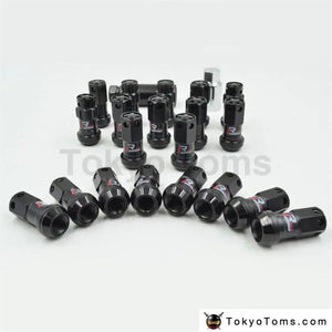 R40 Style Racing Composite 44mm M12x1.5/1.25 Wheel Rims Lug Nuts 20pcs/set Car Accessories - Tokyo Tom's