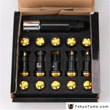 R40 Style Racing Composite 44mm M12x1.5/1.25 Wheel Rims Lug Nuts 20pcs/set Car Accessories - Tokyo Tom's