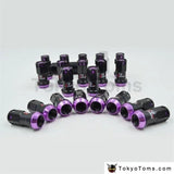 R40 Style Racing Composite 44mm M12x1.5/1.25 Wheel Rims Lug Nuts 20pcs/set Car Accessories