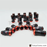 R40 Style Racing Composite 44mm M12x1.5/1.25 Wheel Rims Lug Nuts 20pcs/set Car Accessories