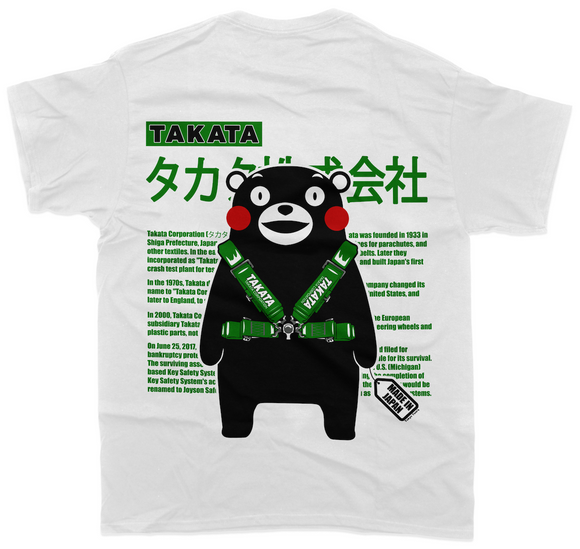 Takata Bear - Unisex T-Shirt - Car Enthusiast - Drifting Drag JDM