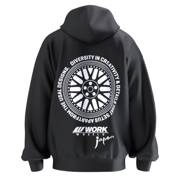 Work Wheel VS XX - Unisex Hoodie - Car Enthusiast - Drifting Drag JDM