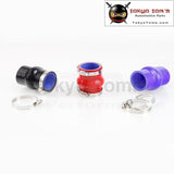 1 1/2 38Mm Hump Straight Silicone Hose Intercooler Coupler Tube Pipe+Clamps