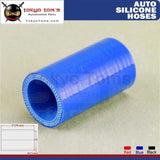1.26 32Mm Racing Silicone Hose Straight Coupler Pipe Connector L=76Mm 1Pcs Black / Red Blue