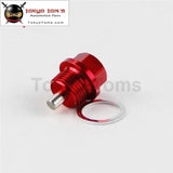 1 Pcs M18 X 1.5 Engine Magnetic Oil Pan Drain Plug Bolt Anodized Crush Washer Black/blue/red