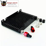 10-An 32Mm 13 Row Engine/transmission Racing Coated Aluminum Oil Cooler+Fitting Oil Cooler