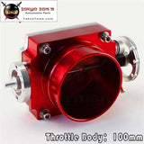 100Mm Vq35Tps Polished Aluminum Intake Throttle Body For Toyota Nissan Red