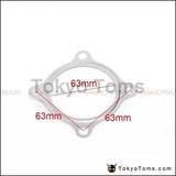 10Pcs/lot 2.5 Inch 4Bolt Ss304 Turbo Exhaust Downpipe Flange Gasket For Gt3582R Gt35 T3 Parts