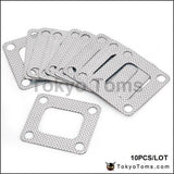 10Pcs/lot 3 Layer Composite Turbo Gasket T4 Exhaust Turbine Inlet Manifold Parts