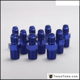 10Pcs/lot 4An 4 An -4 Male To 1/4Npt Straight Flare Pipe Thread Fitting Adapter An4-1/4Npt Oil