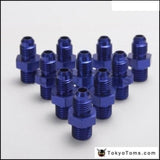 10Pcs/lot An4 To M12*1.5 Straight Male Oil Cooler Fuel Hose Fitting Adapter An4-01M1215