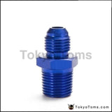 10Pcs/lot An6-1/2Npt Straight Male Oil Cooler Fuel Hose Fitting Adapter