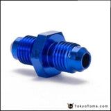 10Pcs/lot Blue Anodized Lightweight Finish -4 An Male Flare To Union Fitting Adapters Stra An4-An4