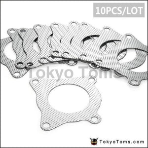 10Pcs/lot For Vw Golf Scirocco Bora Tfsi Turbo Outlet Downpipe Exhaust Gasket (4 Bolt) K03 K04 Parts