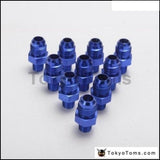10Pcs/lot Straight Male Oil Cooler Fuel Hose Fitting Adapter An6-1/8Npt