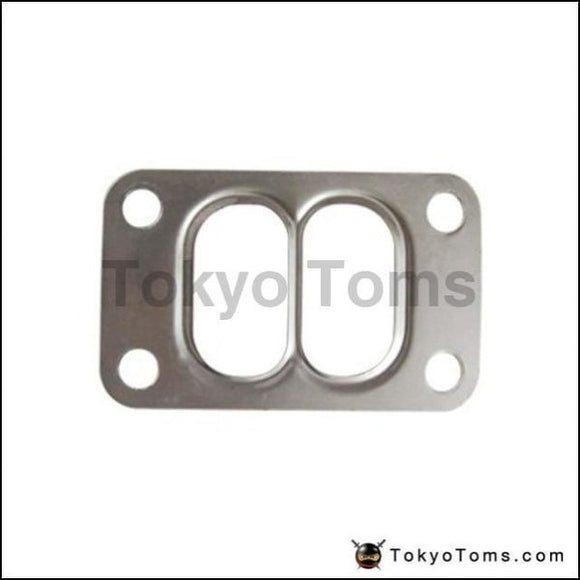 10Pcs/lot T3 T34 T35 T38 Twin Entry Divided Turbo Manifold Turbine Inlet Gasket 304 Stainless Steel