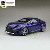 1/18 Toyota Lexus Rcf Diecast Model Car Suv Hobby Collection Gifts Blue