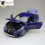 1/18 Toyota Lexus Rcf Diecast Model Car Suv Hobby Collection Gifts Blue