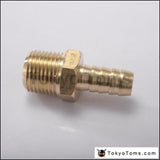 1/2 Hose Barb X Mip Brass Male Pipe Thread Npt Fitting Fuel Water For Bmw Vw Audi Turbo Parts