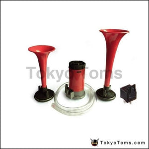 12V Twin Tone Air Horns Kit - TokyoToms.com