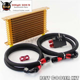 13 Row 262Mm An10 Trust Oil Cooler Kit Fits For Bmw N54 Twin Turbo 135I E82 335I E90 E92 E93 Gold