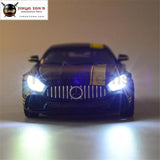 1:32 Alloy Benz Amg Gt Gtr Pull Back Diecast Car Model With Sound Light Miniauto Toy Vehicles Toys