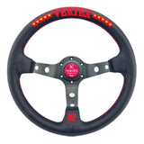13" 320mm VX 10 Star Leather Steering Wheel [TokyoToms.com]