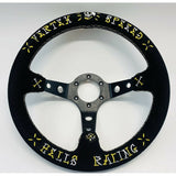 13" 320mm VX Speed Racing Suede Steering Wheel [TokyoToms.com]