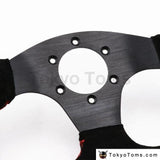 13" 325mm Universal Genuine Suede Leather Steering Wheels [TokyoToms.com]