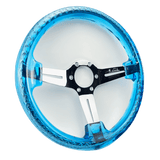 13" 330mm Blue Twister Steering Wheel [TokyoToms.com]