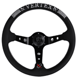 13" 330mm VX Checkered Style Steering Wheel [TokyoToms.com]