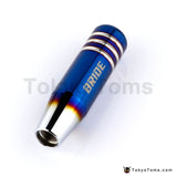 13cm JDMBride Style Burnt Blue Style Aluminum Gear Shift Knob [TokyoToms.com]