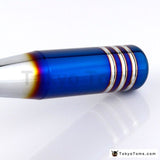 13cm JDMBride Style Burnt Blue Style Aluminum Gear Shift Knob [TokyoToms.com]