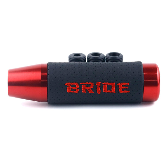 13cm JDMBride Style Red Aluminum Gear Shift Knob [TokyoToms.com]