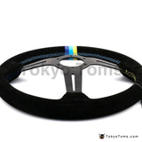 14" 340mm Gredy Suede Style Steering Wheel [TokyoToms.com]