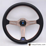 14" 350mm ND Style Lightweight Aluminum Drift Sport Steering Wheel [TokyoToms.com]