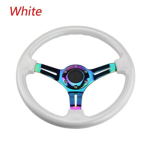 14" 350mm Neo Steering Wheel - White [TokyoToms.com]