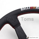 14" 350mm PVC Rallyart Style Steering Wheel [TokyoToms.com]
