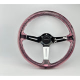 14" 350mm Purple Twister Steering Wheel [TokyoToms.com]