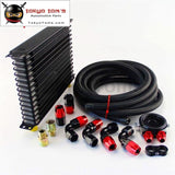 15 Row 262Mm An10 Universal Engine Oil Cooler Trust Type+M20Xp1.5 / 3/4 X 16 Filter Relocation+3M