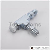 1/8Npt To 4An Turbo Adapter Tee Fitting W/ Block Oil Feed Pressure Sensor Parts